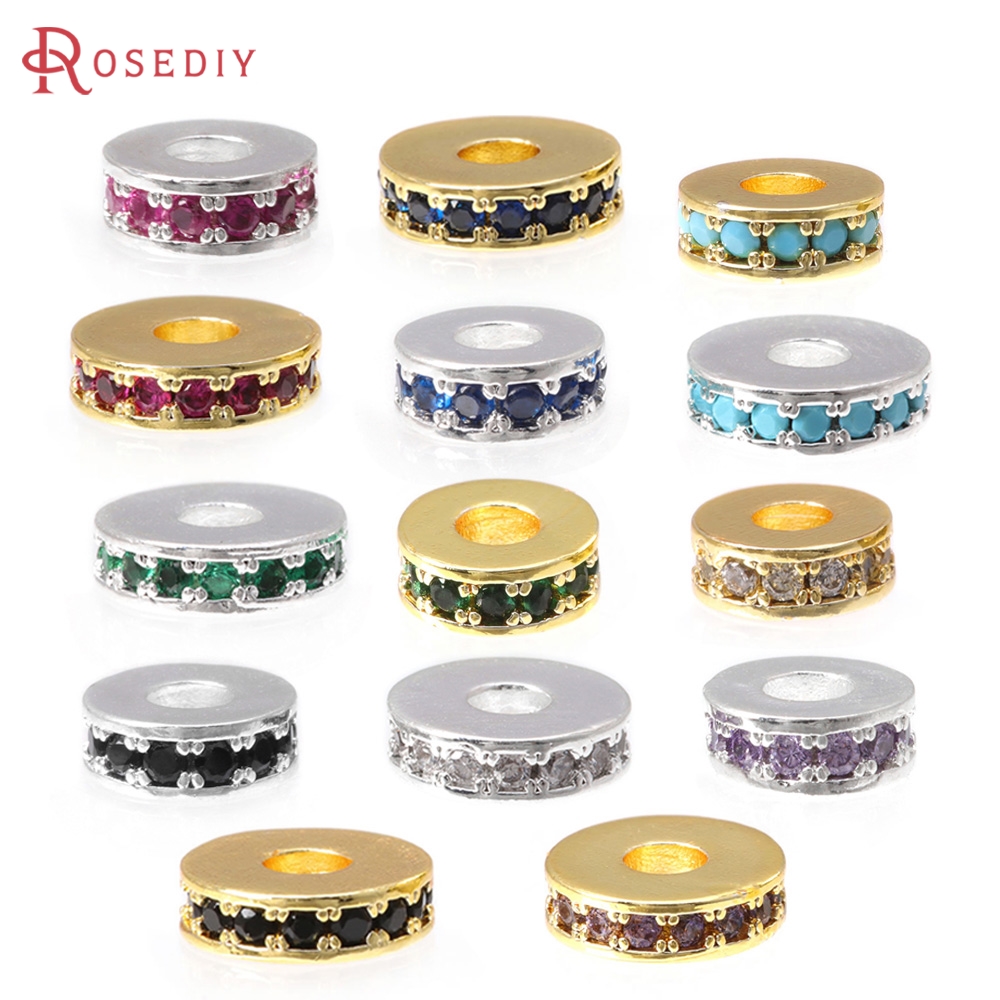 Coupling 8Mm - 6PCS 6MM 8MM 18K Colore Oro