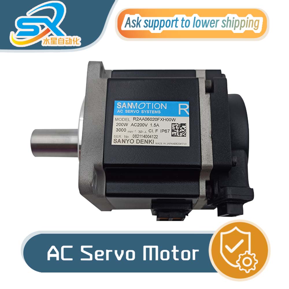 Servo Motor - Servomotore Sanyo R2AA06020FXH00W 200W per Robotica
