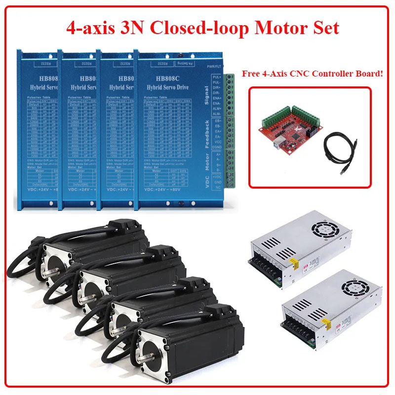 Nema23 Stepper - Kit Motore Stepper a Ciclo Chiuso