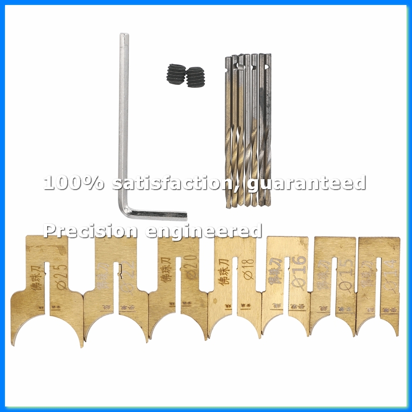 Drill Bit Set - Set di Frese a Sfera per