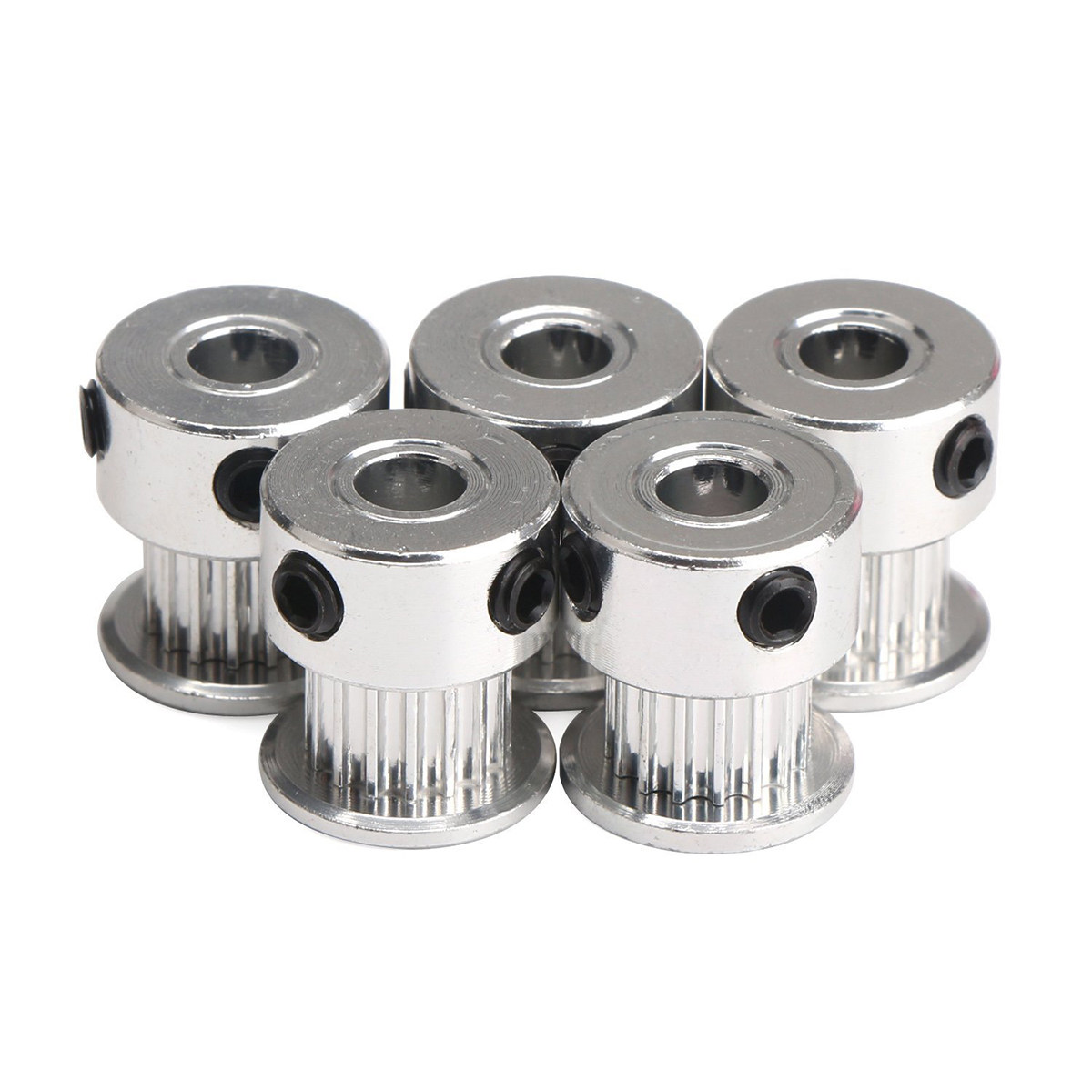 Gt2 Belt - 5 Pezzi Pulegge in Alluminio GT2