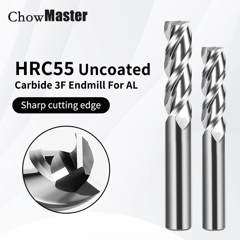 End Mill Set - 3F Fresa in alluminio 4mm 6mm