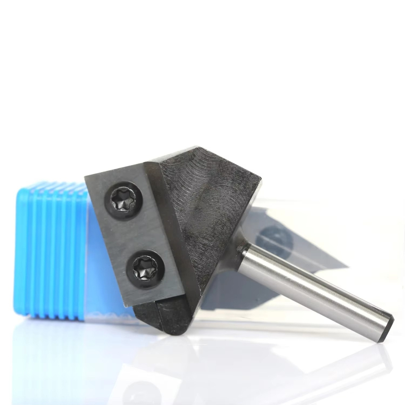 Cnc Bits - Fresa per router con doppia lama,