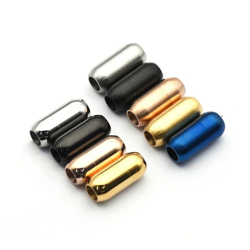 Coupling 8Mm - 5 Pz/lotto Chiusure Magnetiche In Acciaio