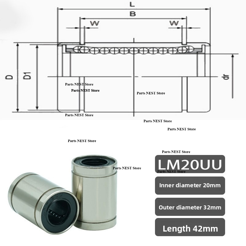 2/5 Pezzi Boccole Lineari, Cus - Lm8Uu Bearing recensione e prezzo