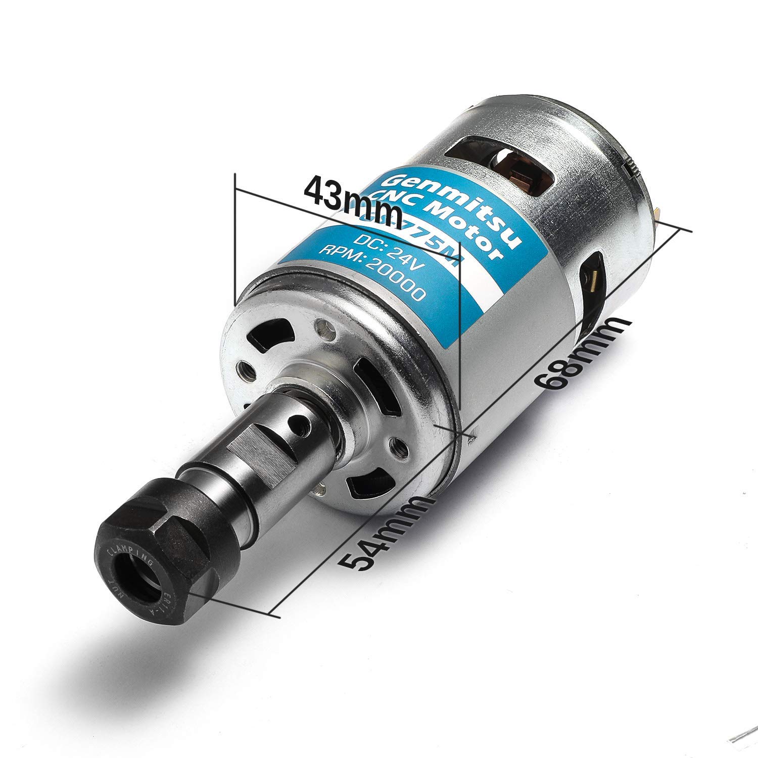 Genmitsu GS-775M Motore mandri - 3018 Cnc recensione e prezzo
