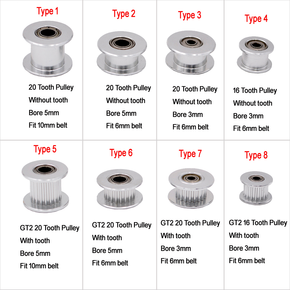10 pz GT2 puleggia dentata fol - Gt2 Belt recensione e prezzo