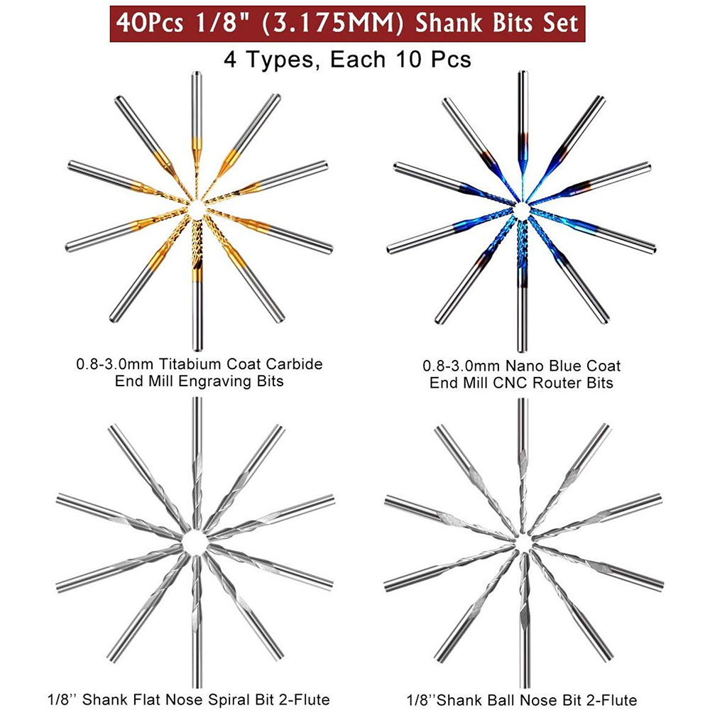 Twotrees Fresa per incisione S - End Mill Set recensione e prezzo