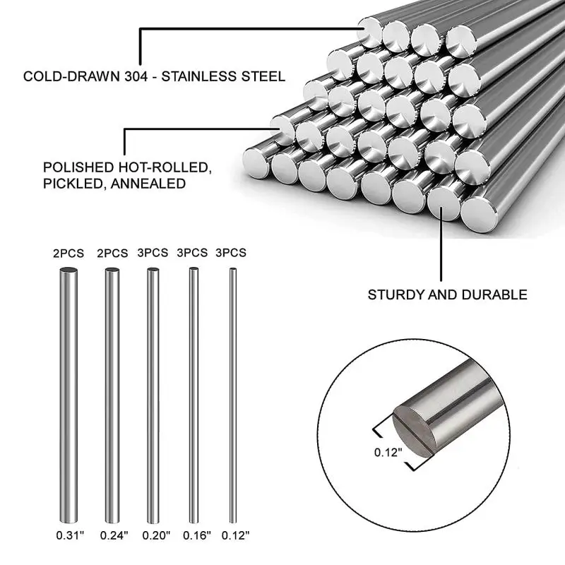 10/25Pc Acciaio Inossidabile S - Linear Rod 8Mm recensione e prezzo