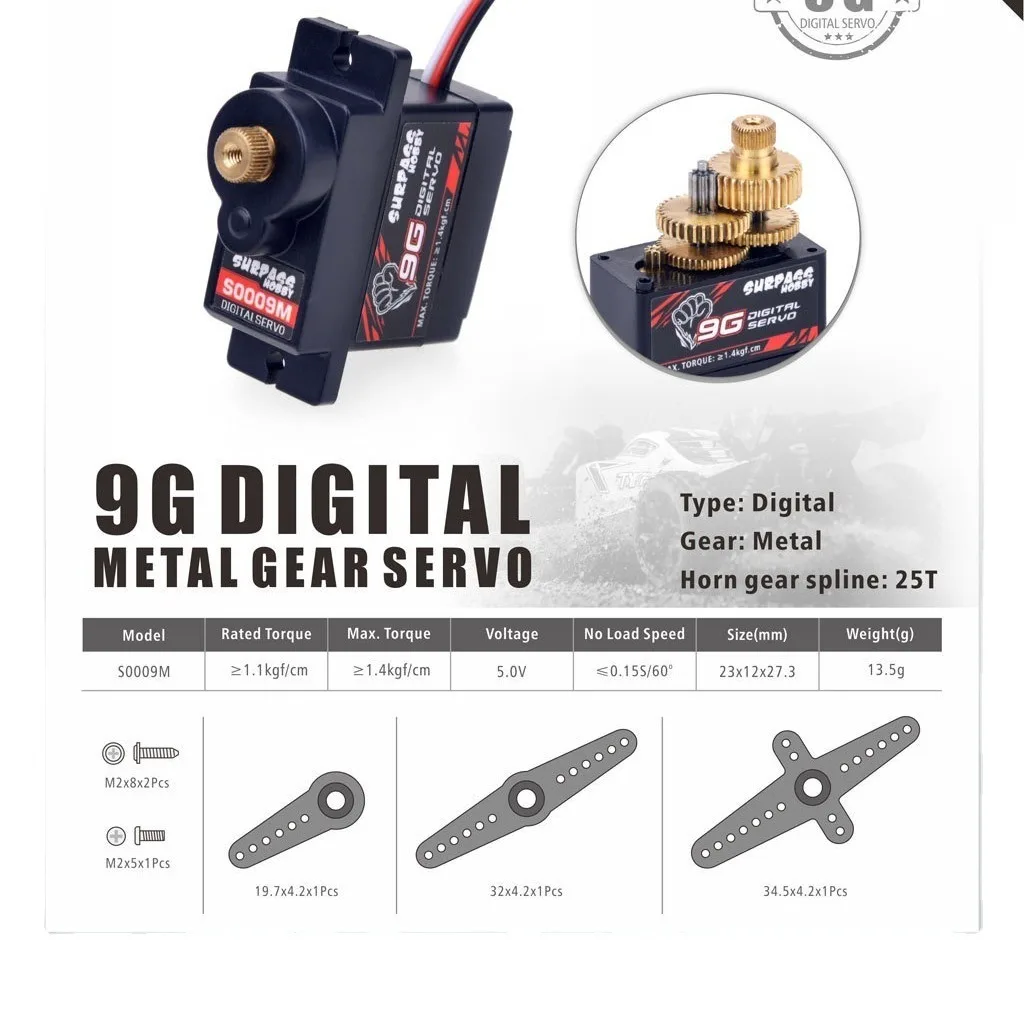 RC Digital Micro Servo 2g 3.7g - Servo 9G recensione e prezzo