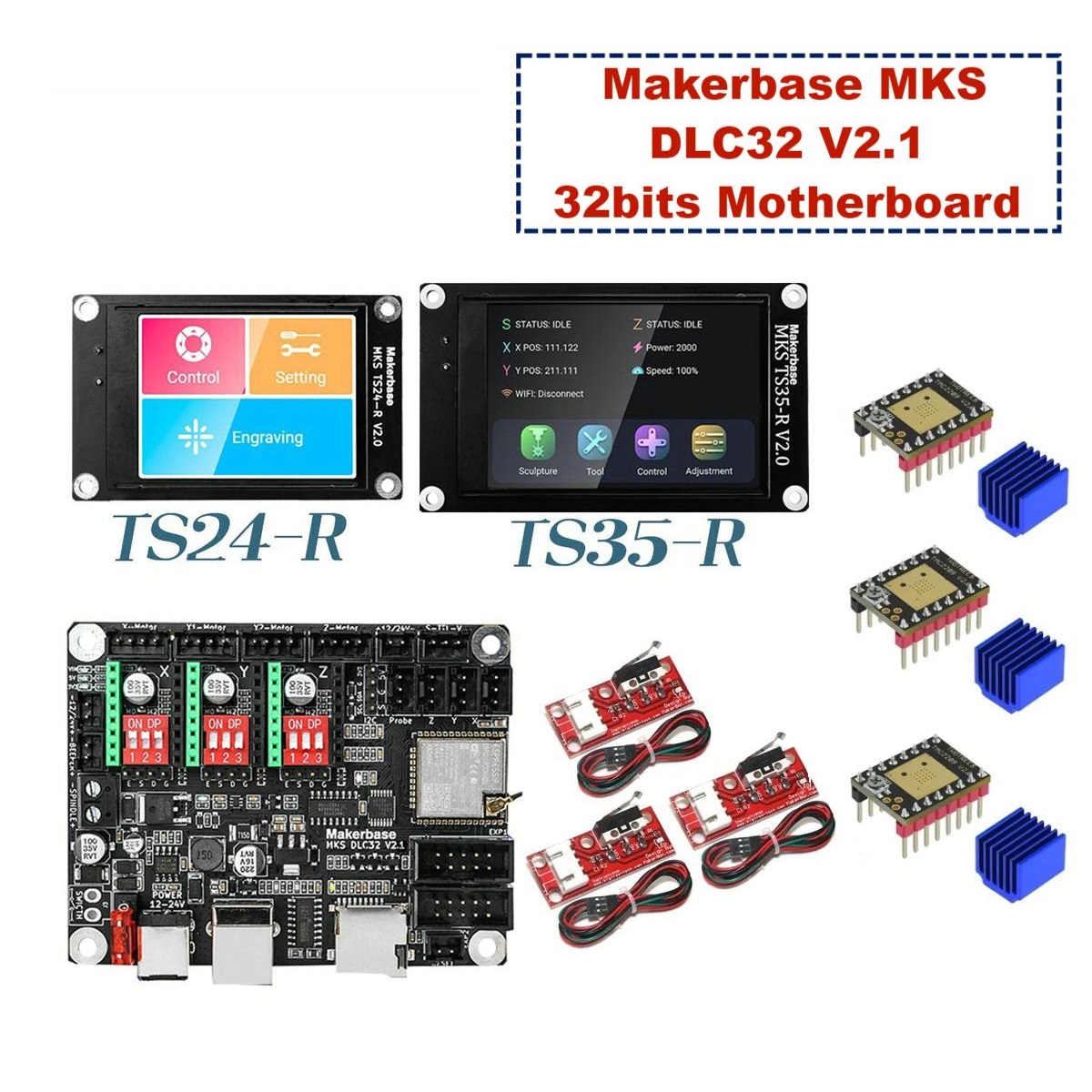 Makerbase MKS DLC32 V2.1 32 bi - Lm8Uu Bearing recensione e prezzo