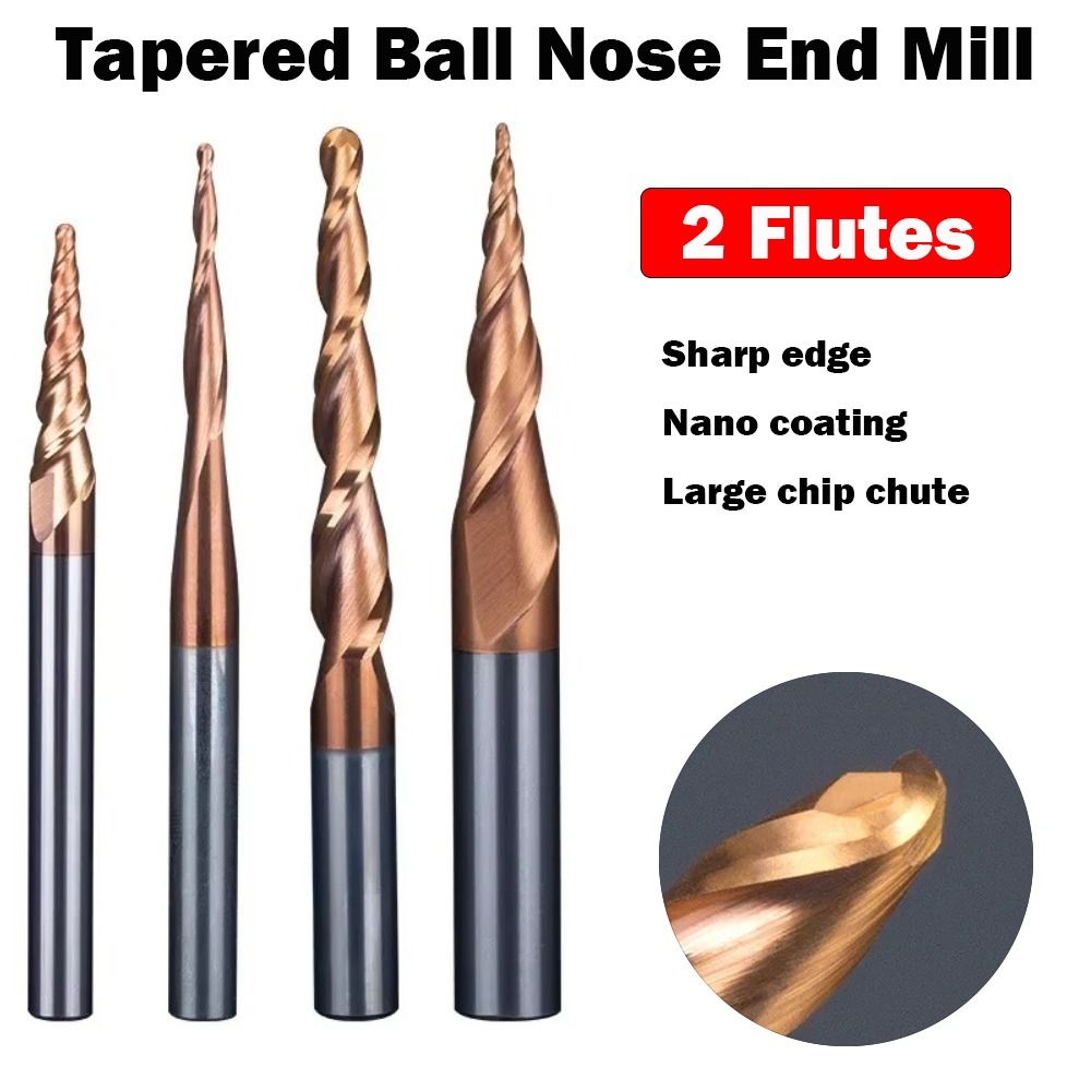 HRC55 Frese conico a punta sfe - End Mill Set recensione e prezzo
