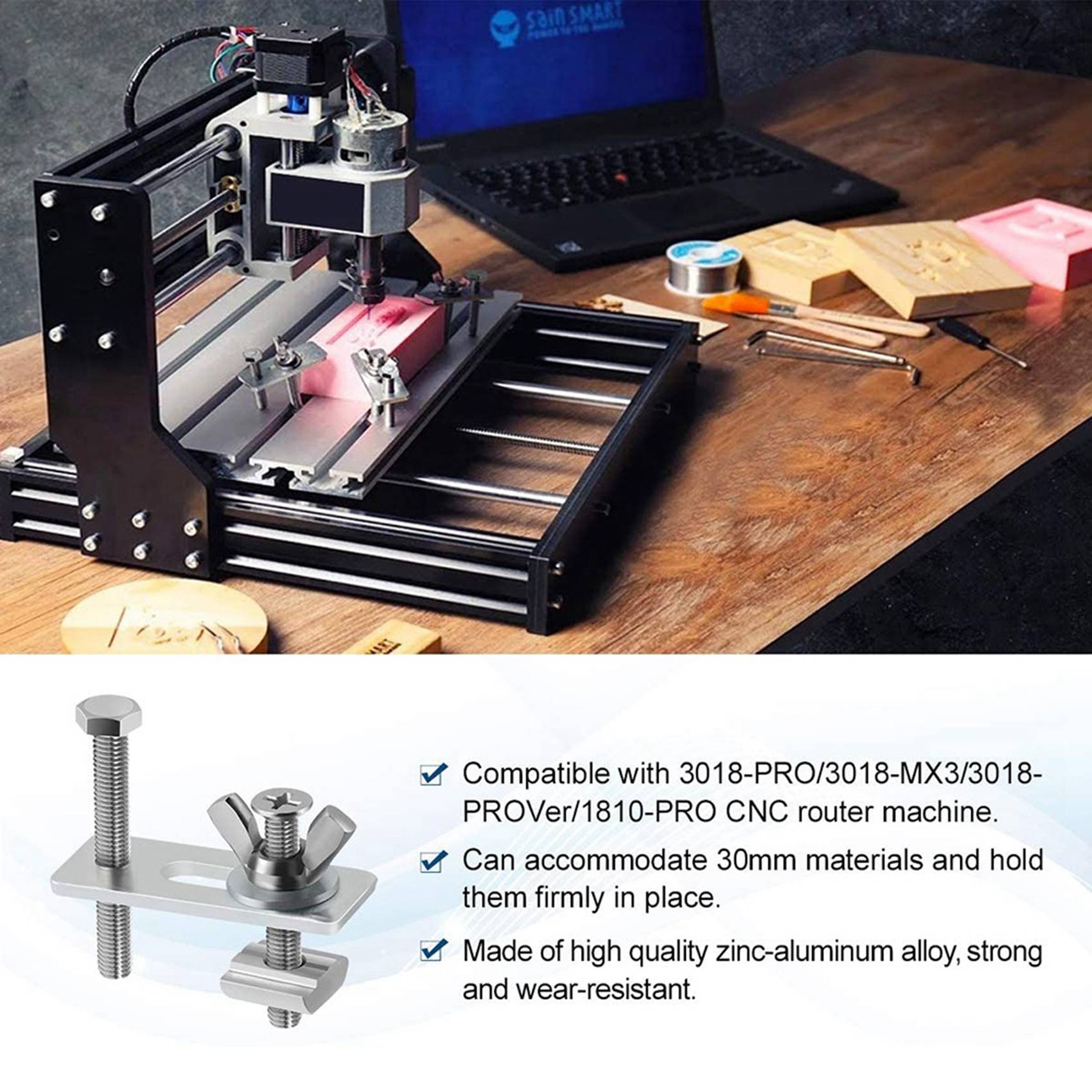 Set di 8 Morsetti per Binario  - 3018 Cnc recensione e prezzo