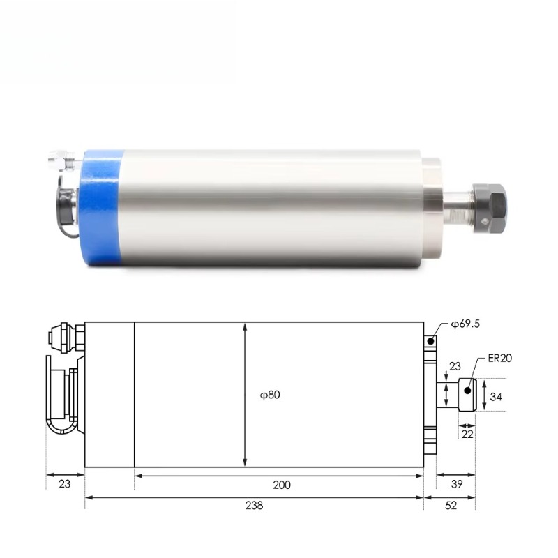 Motore mandrino raffreddato ad - Spindle Motor recensione e prezzo