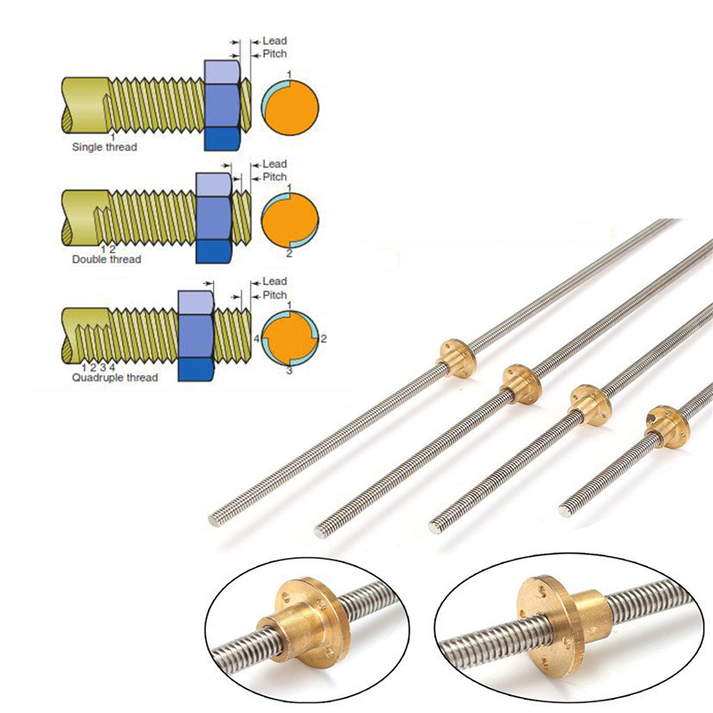 Vite trapezoidale T10 in accia - Lead Screw 8Mm recensione e prezzo