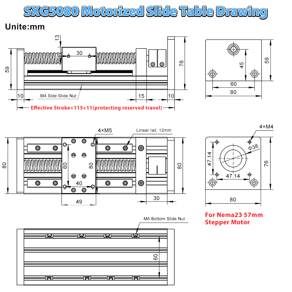 Attuatore Lineare con Tavola S - Linear Rail recensione e prezzo
