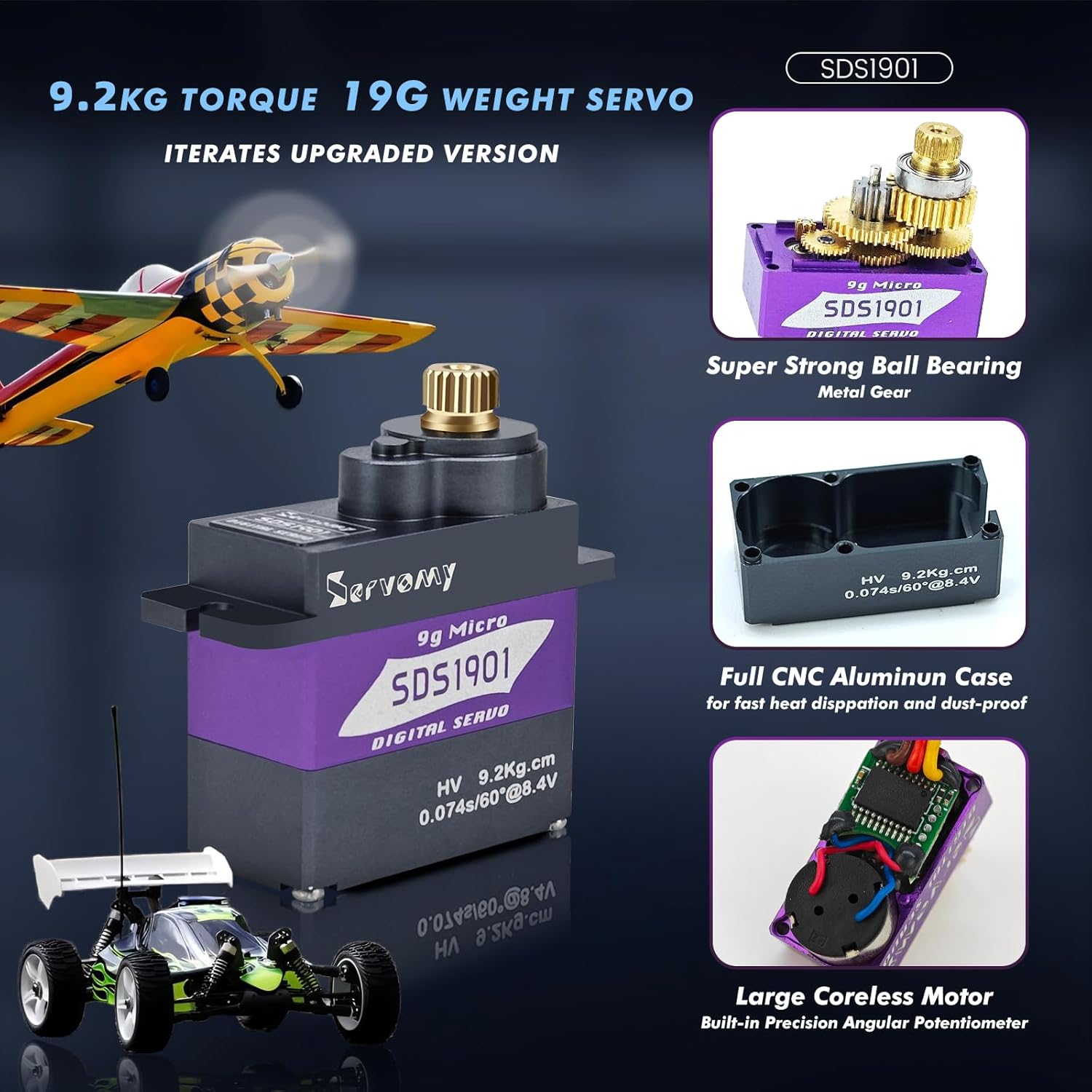 SERVOMY-SDS1901 Digitale 9G Mi - Servo 9G recensione e prezzo