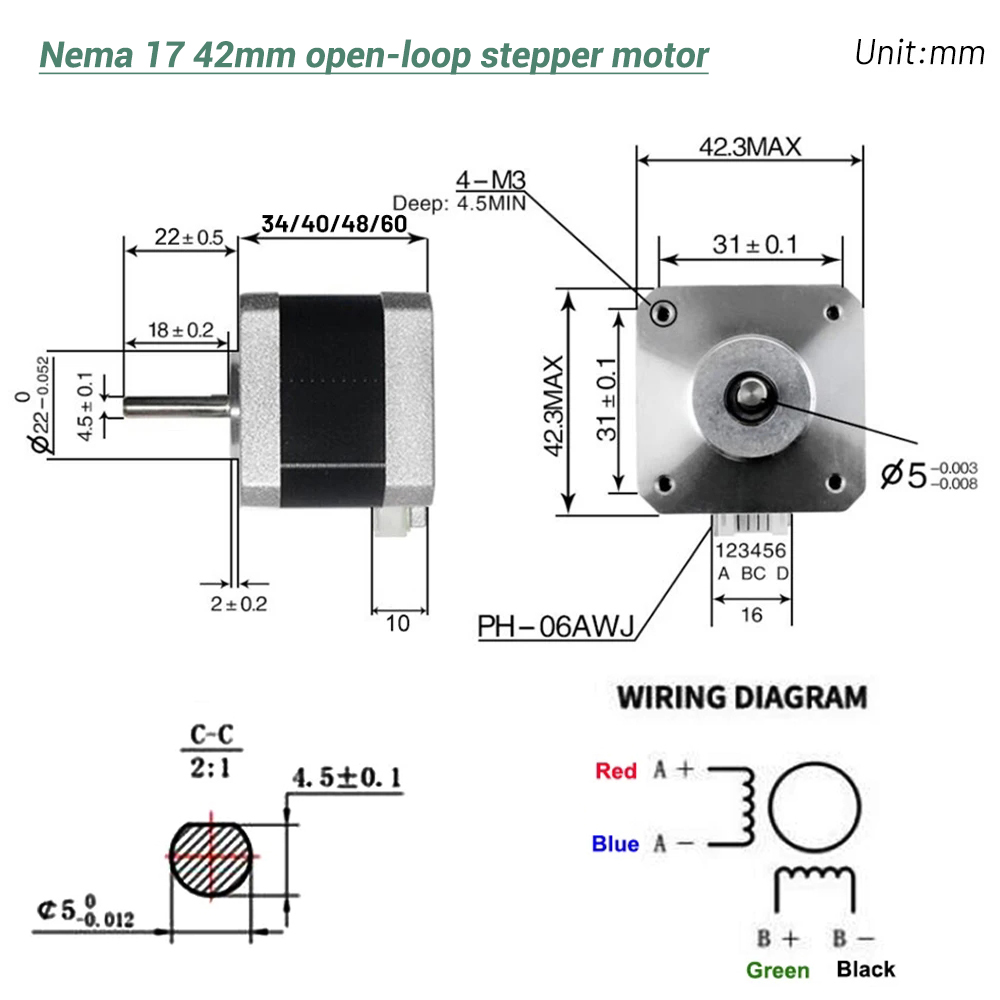 Motore Stepper Nema17 42 a 4 f - Nema 17 Stepper recensione e prezzo