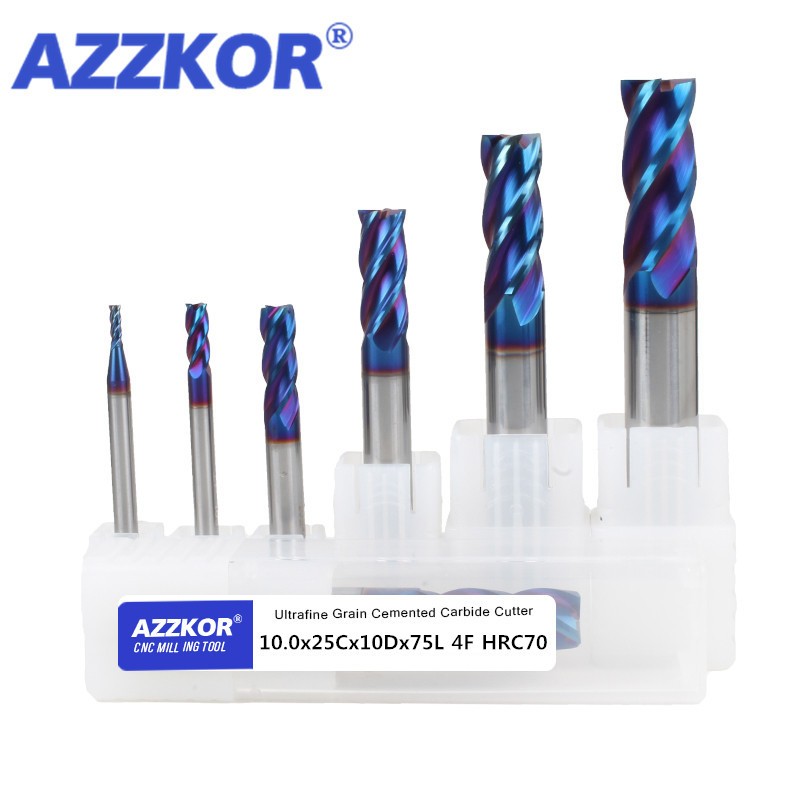 HRC70 4F fresa rivestimento in - End Mill Set recensione e prezzo