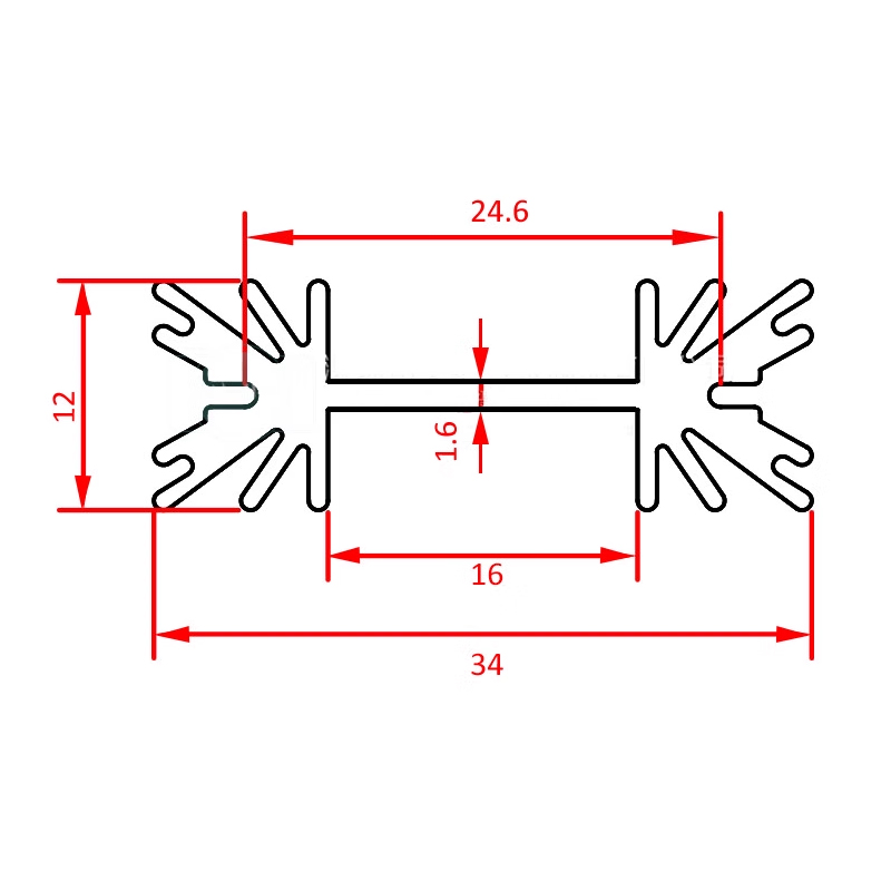 5 Pezzi Dissipatore di Calore  - Aluminium Extrusion recensione e prezzo