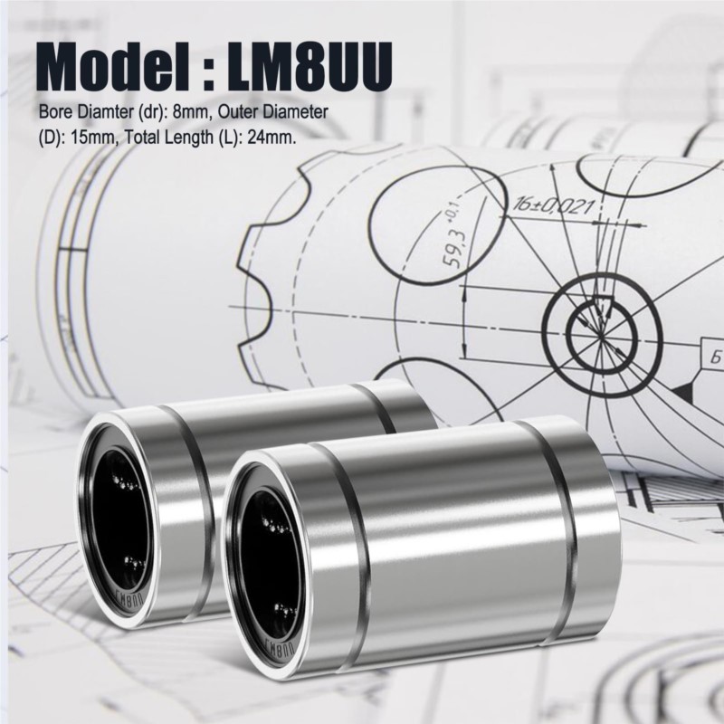 4/10PCS LM8UU LM10UU LM16UU LM - Lm8Uu Bearing recensione e prezzo