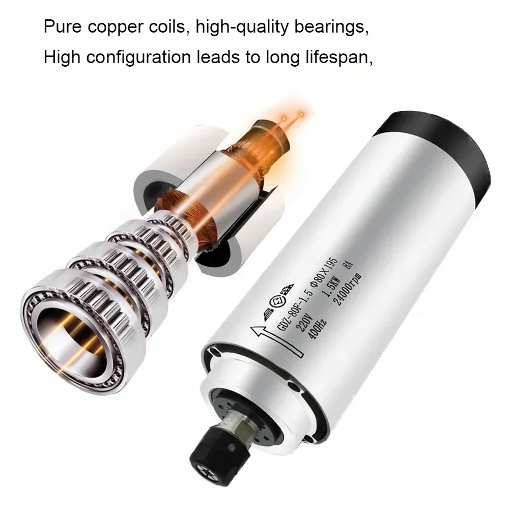 800W 1.5KW 2.2KW CNC Kit motor - Water Cooled Spindle recensione e prezzo
